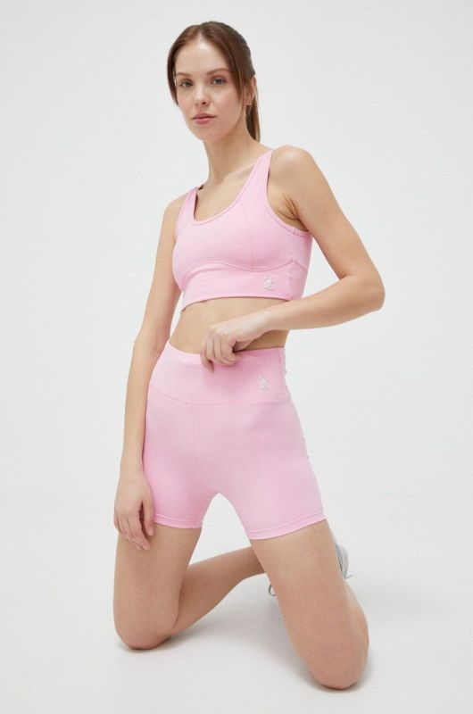 Спортивний бюстгальтер Juicy Couture Lazlo колір рожевий однотонний фото 2