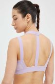 Спортивний бюстгальтер Fila Revel колір фіолетовий однотонний