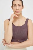 Спортивний бюстгальтер Fila Cassis колір фіолетовий однотонний (3034267) Спортивний бюстгальтер Fila Cassis колір фіолетовий однотонний (3034267)