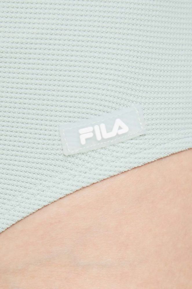 Суцільний купальник Fila Sucure колір бірюзовий м'яка чашечка фото 4