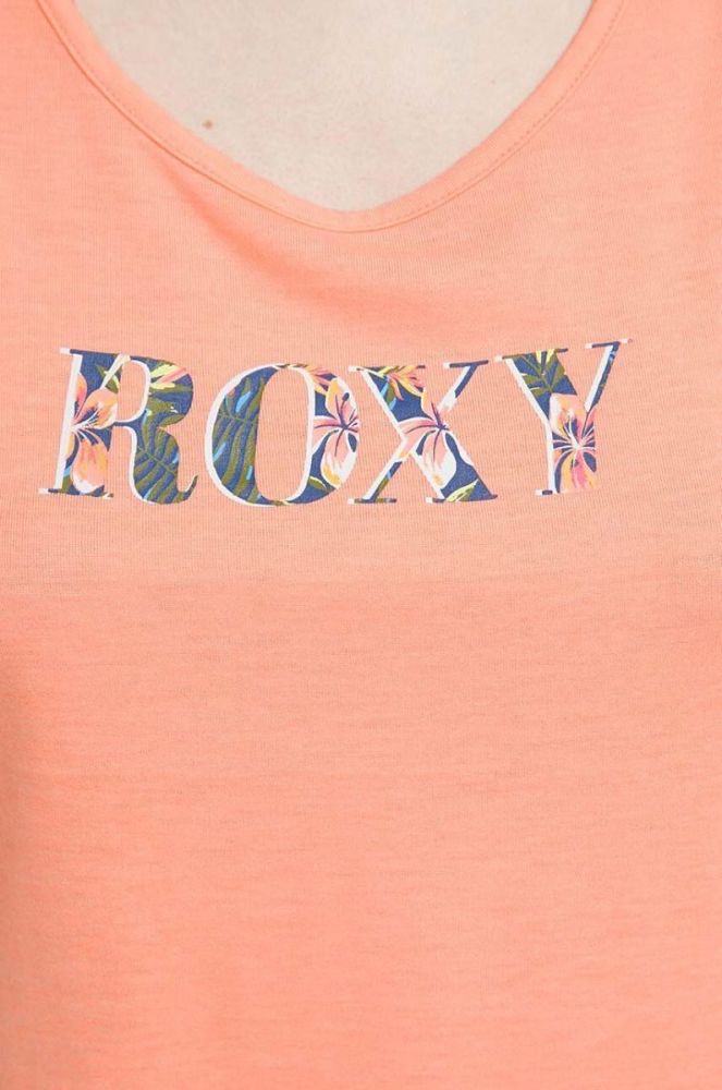 Піжамний топ Roxy колір помаранчевий фото 5