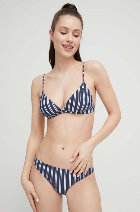 Роздільний купальник Roxy колір синій злегка ущільнена чашечка