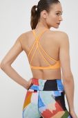 Спортивний бюстгальтер Roxy Heart Into It колір жовтий однотонний