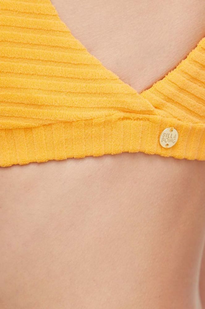 Купальний бюстгальтер Billabong колір помаранчевий м'яка чашечка (3115541) фото 3