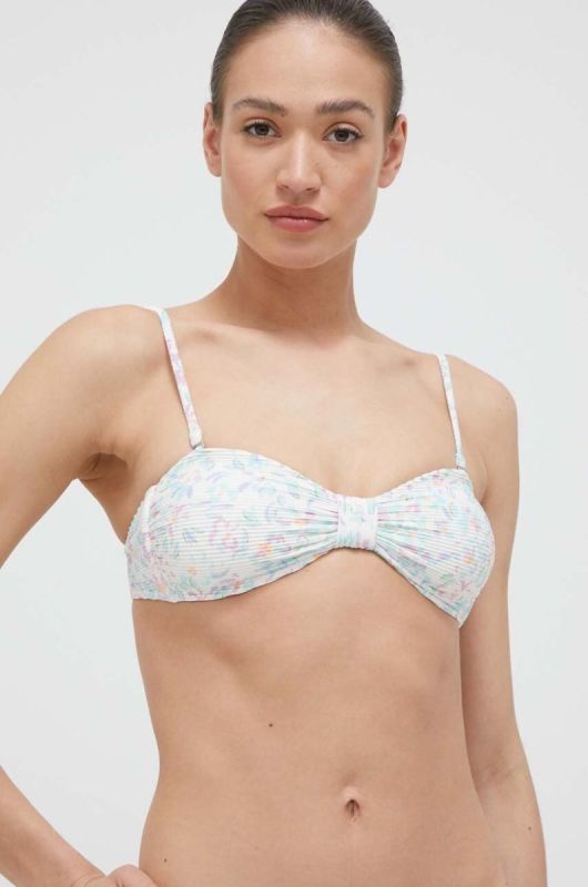 Купальний бюстгальтер Billabong ущільнена чашечка колір блакитний фото 2