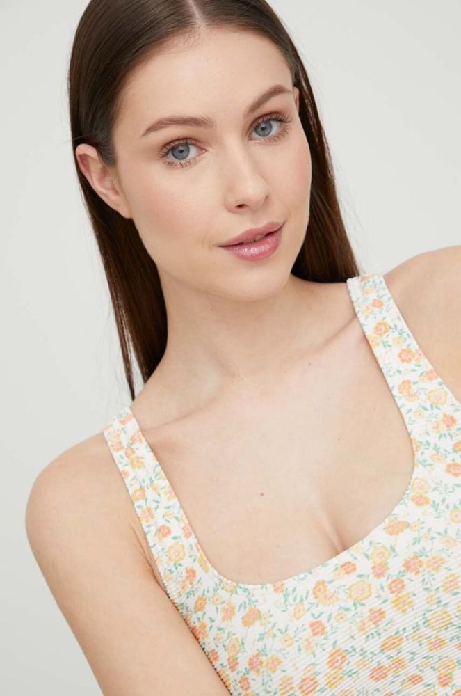 Купальний бюстгальтер Billabong колір жовтий м'яка чашечка (3131014) фото 4