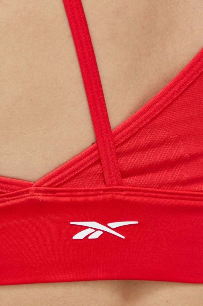Топ для тренувань Reebok колір червоний фото 5