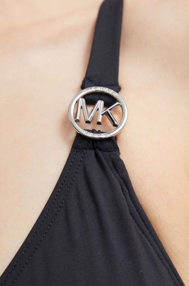 Суцільний купальник MICHAEL Michael Kors колір чорний злегка ущільнена чашечка (3162428) фото 5