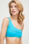 Купальний бюстгальтер Pinko м'яка чашечка колір блакитний Купальний бюстгальтер Pinko м'яка чашечка колір блакитний