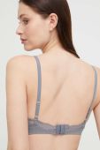 Бюстгальтер United Colors of Benetton колір сірий однотонний (3069392)