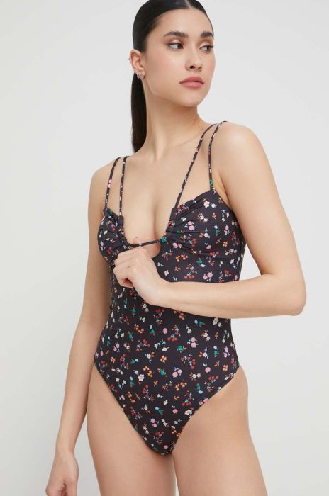 Суцільний купальник United Colors of Benetton злегка ущільнена чашечка колір барвистий