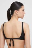 Купальний бюстгальтер United Colors of Benetton колір чорний м'яка чашечка (3244190)