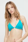Купальний бюстгальтер United Colors of Benetton колір бірюзовий злегка ущільнена чашечка (3310713)