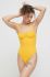 Суцільний купальник United Colors of Benetton колір жовтий м'яка чашечка
