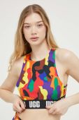 Спортивний бюстгальтер UGG візерунок колір барвистий Спортивний бюстгальтер UGG візерунок колір барвистий