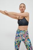 Спортивний бюстгальтер adidas Performance Aeroreact колір чорний візерунок (3215794)