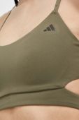Бюстгальтер для йоги adidas Performance колір зелений однотонний (3193876) Бюстгальтер для йоги adidas Performance колір зелений однотонний (3193876)