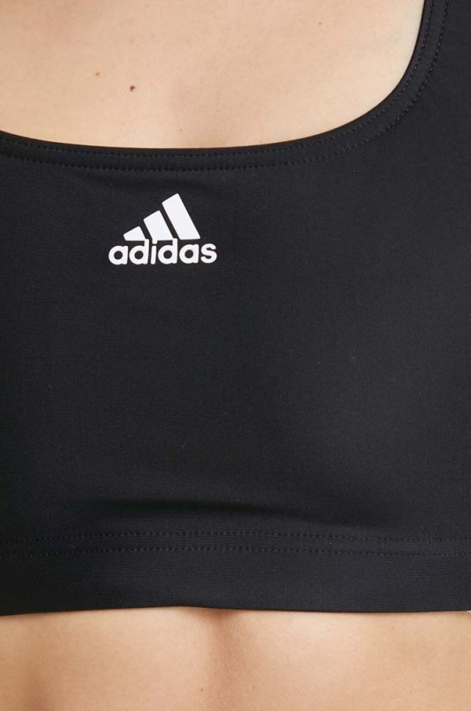 Роздільний купальник adidas Performance колір чорний м'яка чашечка фото 5