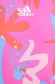 Суцільний купальник adidas Performance Floral колір рожевий м'яка чашечка Суцільний купальник adidas Performance Floral колір рожевий м'яка чашечка