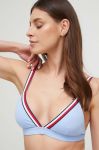 Купальний бюстгальтер Tommy Hilfiger злегка ущільнена чашечка колір блакитний (3115578) Купальний бюстгальтер Tommy Hilfiger злегка ущільнена чашечка колір блакитний (3115578)