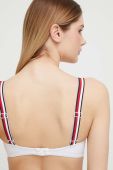 Купальний бюстгальтер Tommy Hilfiger колір білий м'яка чашечка (3152742)