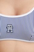 Купальний бюстгальтер Tommy Hilfiger колір синій м'яка чашечка (3115594)