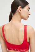 Купальний бюстгальтер Tommy Hilfiger колір червоний м'яка чашечка (3098479)