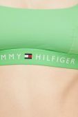 Купальний бюстгальтер Tommy Hilfiger колір зелений м'яка чашечка (3098469)