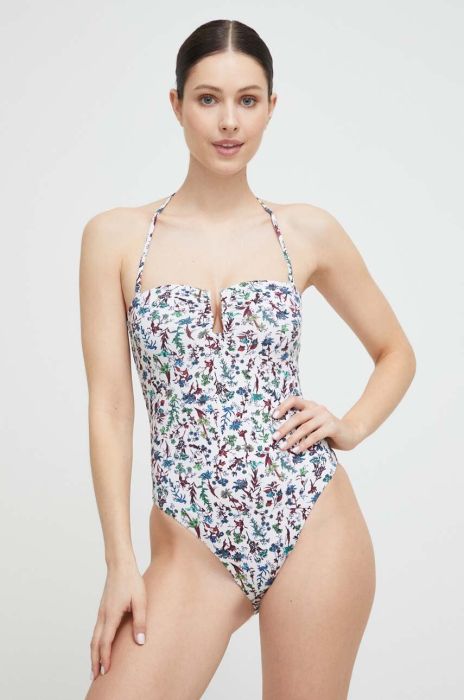 Суцільний купальник Tommy Hilfiger колір білий м'яка чашечка (3254100) Суцільний купальник Tommy Hilfiger колір білий м'яка чашечка (3254100)