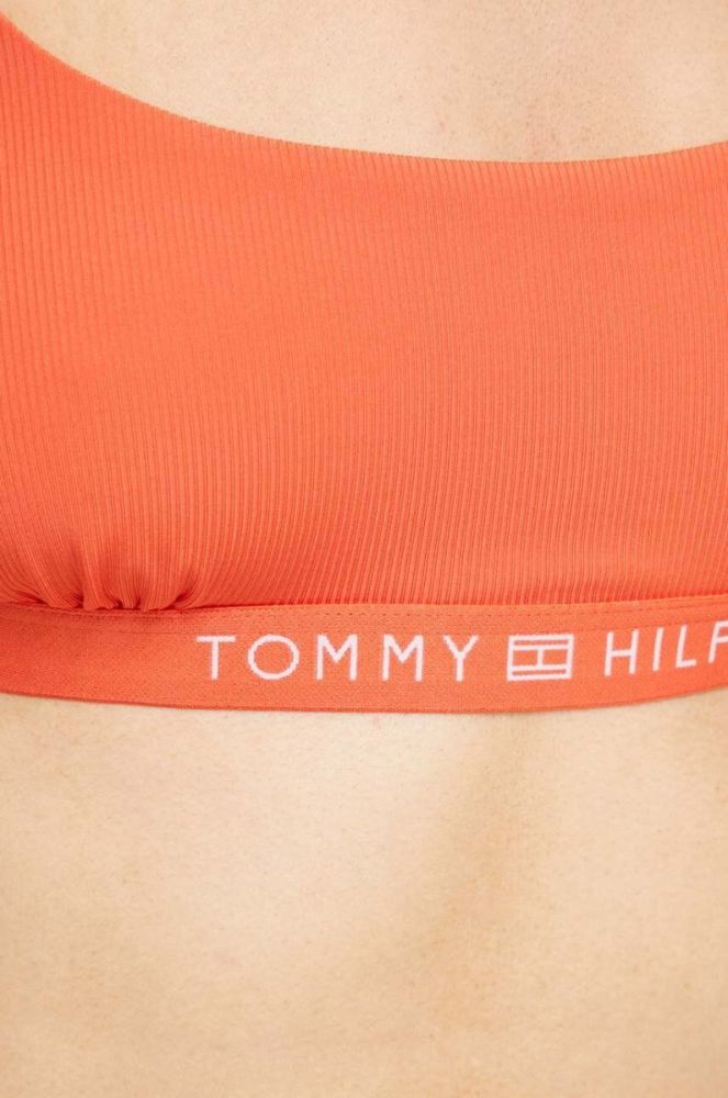 Купальний бюстгальтер Tommy Hilfiger колір помаранчевий фото 4