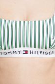Купальний бюстгальтер Tommy Hilfiger колір зелений м'яка чашечка (3073015)