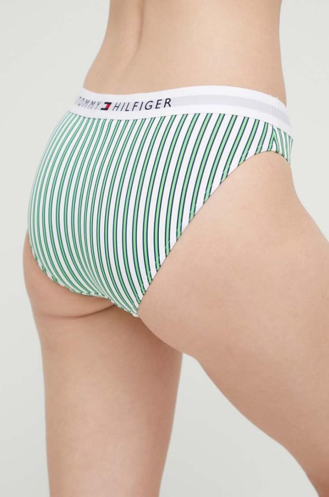 Купальні труси Tommy Hilfiger колір зелений м'яка чашечка фото 2