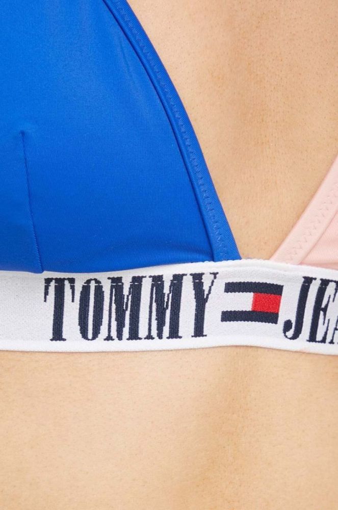 Купальний бюстгальтер Tommy Jeans колір рожевий злегка ущільнена чашечка (2999523) фото 5