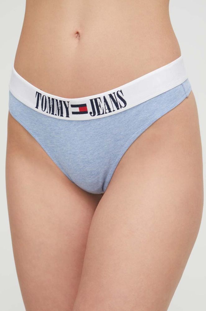 Стринги Tommy Jeans колір блакитний (3115706)