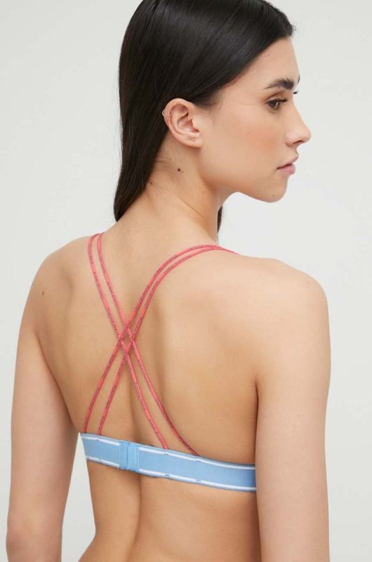 Бюстгальтер Tommy Jeans мереживо однотонний колір блакитний (3143988) фото 2