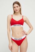 Бюстгальтер Tommy Jeans колір червоний однотонний (3143998)