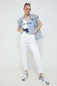 Боді Tommy Jeans жіночі колір білий