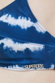 Купальний бюстгальтер Superdry м'яка чашечка колір блакитний