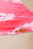 Купальний бюстгальтер Superdry колір рожевий м'яка чашечка (2979434)