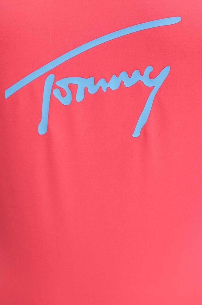 Суцільний купальник Tommy Jeans колір рожевий м'яка чашечка (3115750) фото 4