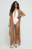 Суцільний купальник Max Mara Beachwear колір білий м'яка чашечка (3236484) Суцільний купальник Max Mara Beachwear колір білий м'яка чашечка (3236484)