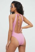 Суцільний купальник Max Mara Beachwear колір рожевий м'яка чашечка Суцільний купальник Max Mara Beachwear колір рожевий м'яка чашечка