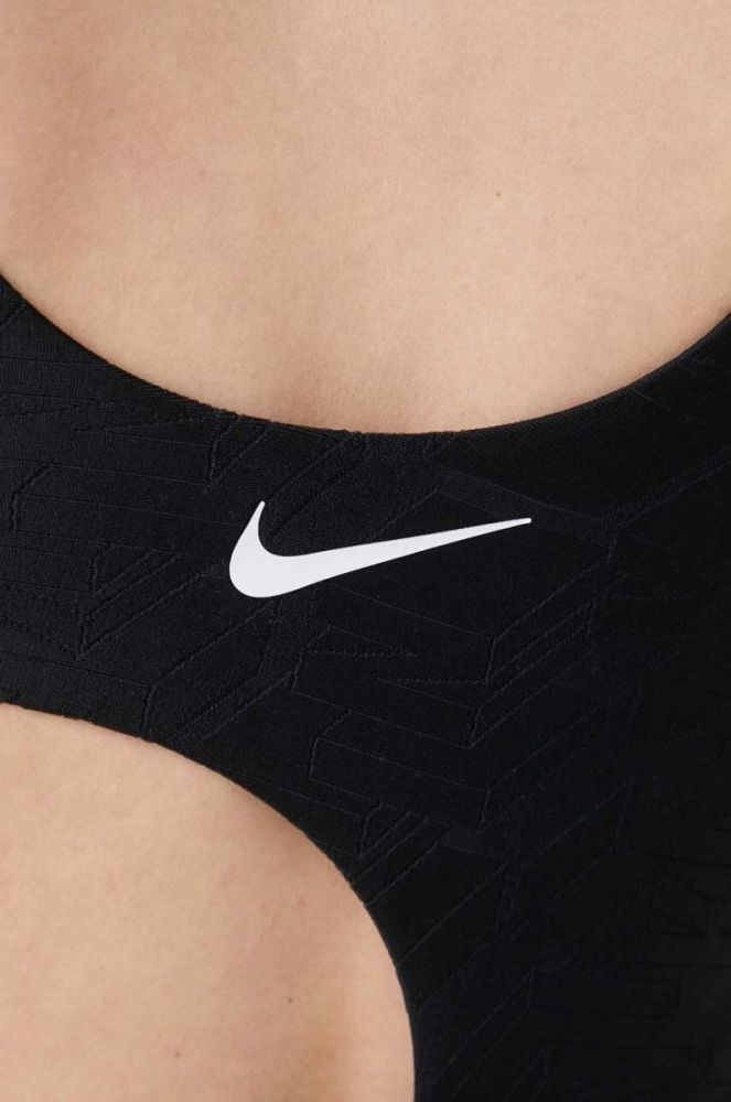 Суцільний купальник Nike колір чорний м'яка чашечка (3314067) фото 4