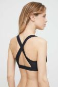 Купальний бюстгальтер Nike колір чорний м'яка чашечка (3310764)