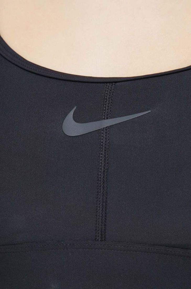 Купальний бюстгальтер Nike колір чорний м'яка чашечка (3310764)