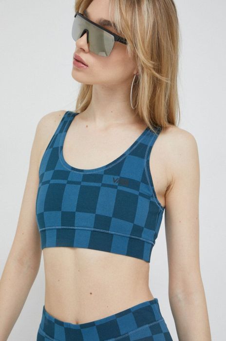 Бюстгальтер Vans візерунок колір блакитний (3115887)
