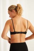 Бюстгальтер women'secret FEMININE MICRO колір чорний мереживо візерунок 3545726