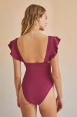 Суцільний купальник women'secret PERFECT FIT 1 колір бордовий м'яка чашечка 5525798