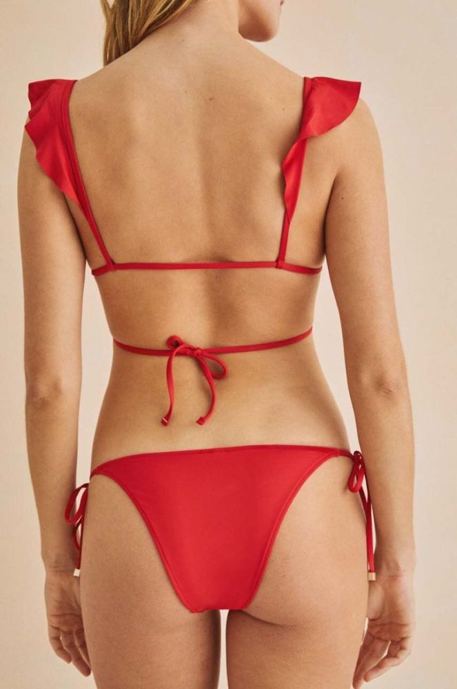 Купальні труси women'secret PACIFICO колір бордовий 6465373 фото 4