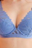 Бюстгальтер women'secret SPRING FEMININE колір синій мереживо однотонний 4025134